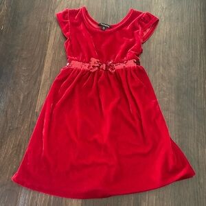 💎 (4/$30) Sz 6/6X George Red Velvet Dress